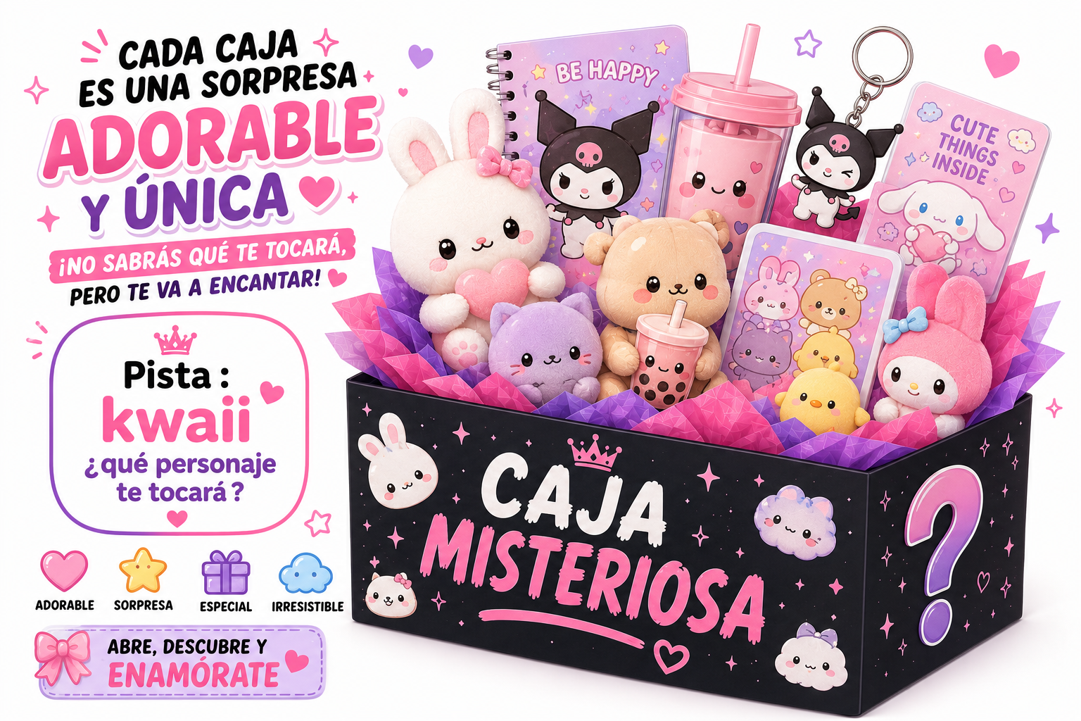 Caja Misteriosa Kwaii