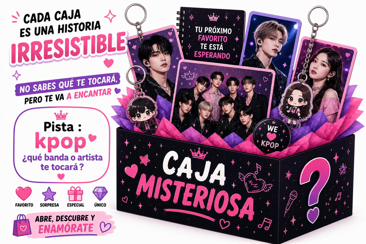 Caja Misteriosa Kpop