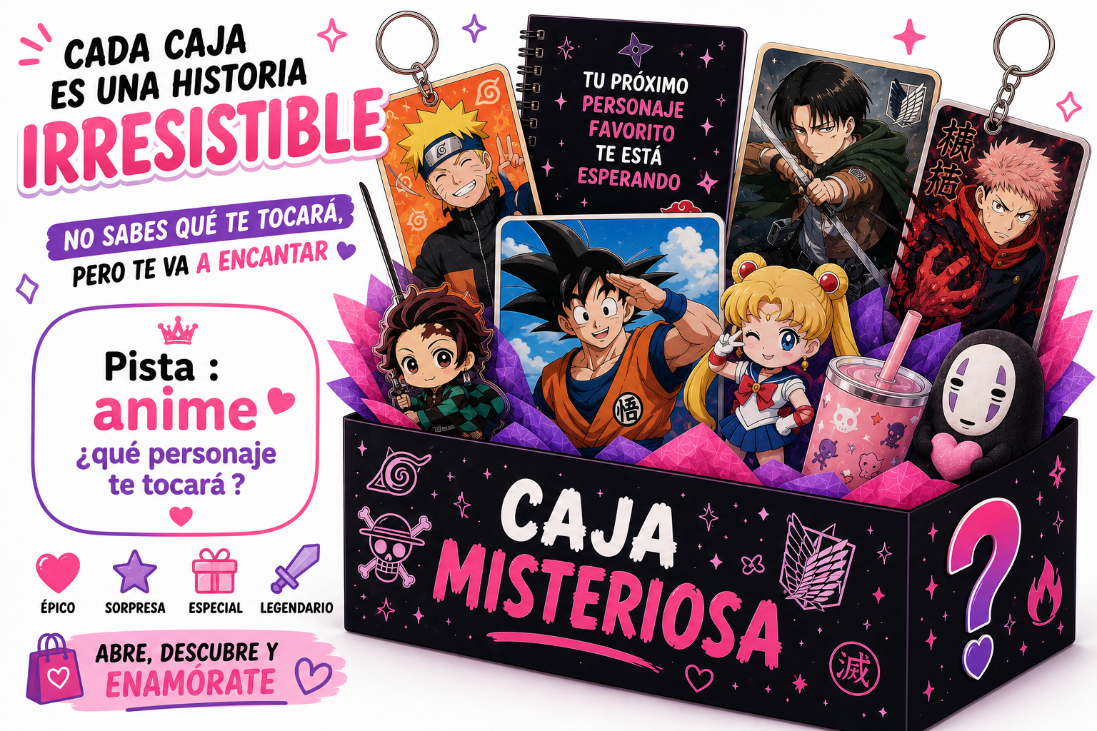 Caja Misteriosa Anime